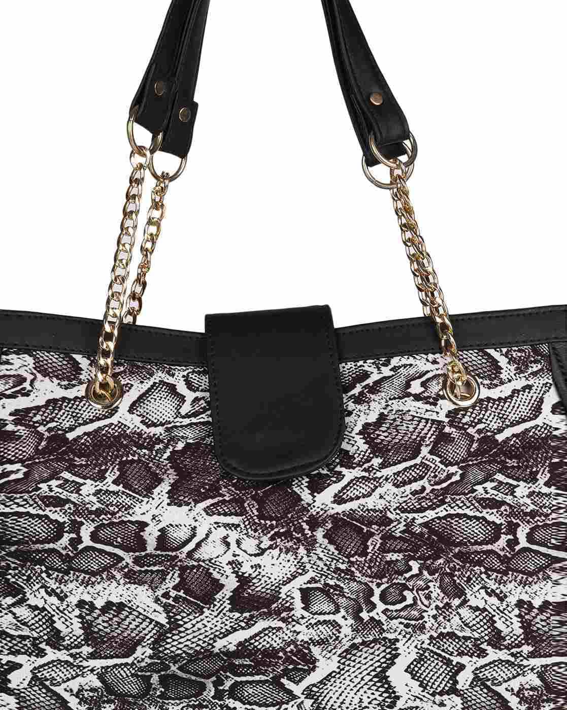 Snake Print Bag Snakeskin Bag Topshop Buy Black Handbags For Women