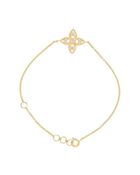 Whp Jewellers Women Yellow Gold Urvan Diamond-Studded Bracelets