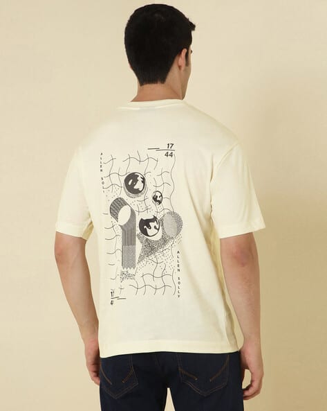 ALLEN SOLLY Men Collar Regular Fit T-Shirt