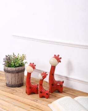Pack of 3 Funky Giraffe Trio Ceramic Set