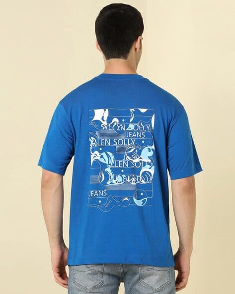 ALLEN SOLLY Men Crew Neck Regular Fit T-Shirt