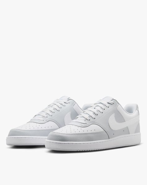 Buy NIKE Court Vision Lo Basketball Shoes Grey Color Men AJIO LUXE