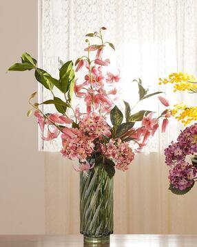 Pink Lily Artificial Flower Stem