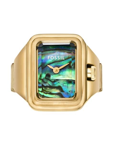 FOSSIL Women Raquel Water-Resistant Analogue Ring Watch-ES5411