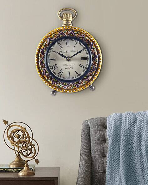 Aapno Rajasthan Designer Handpainted Wall Clock