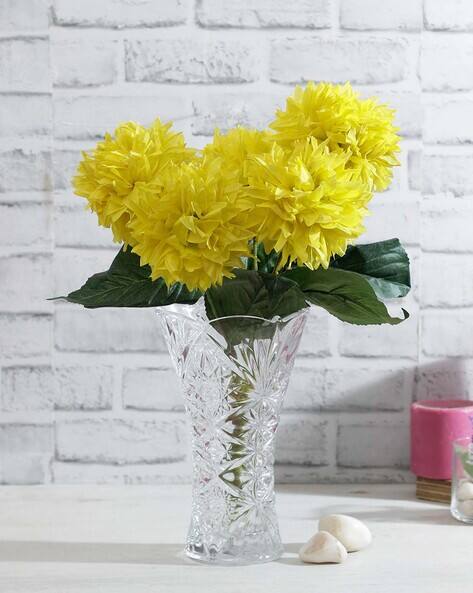 Tayhaa Bunch of 5 Artificial Chrysanthemum Flowers