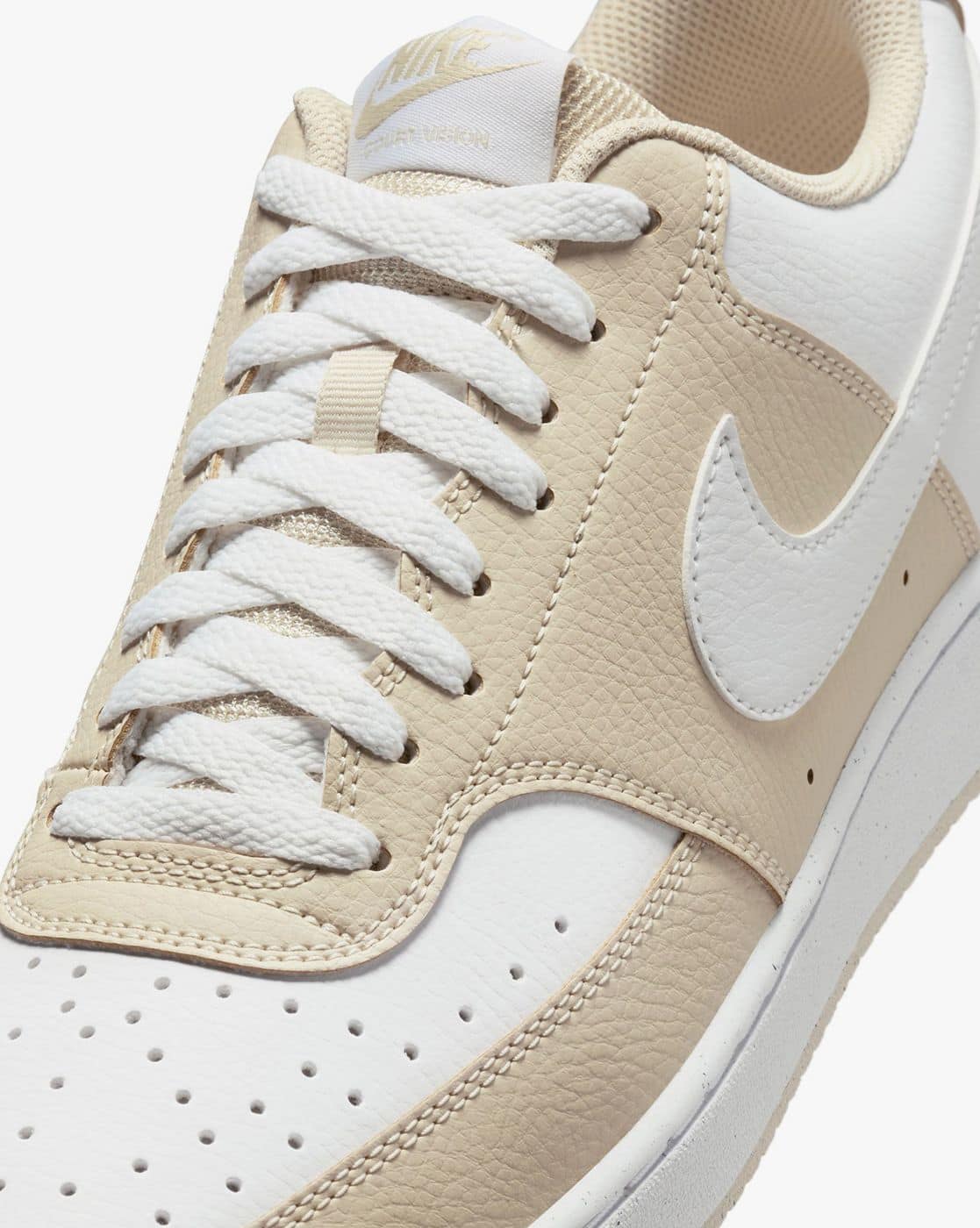 beige color nike shoes