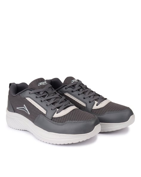 JQR Men Knitted Lace-Up Running Shoes