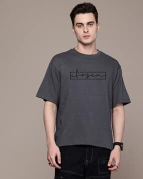 buda jeans co Men Graphic Oversized Fit Crew- Neck T-Shirt-picture-25