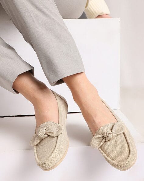 Buy Cream Casual Shoes for Women by Marc Loire Online - Main Image