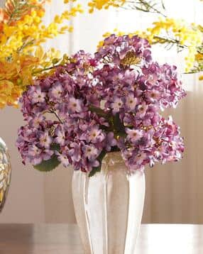 pure home and living Purple Hydranger Artificial Flower Stem-picture-43