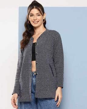 muhuratam Women Round Neck Cardigan-picture-15