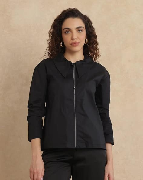 RAREISM Women Regular Fit Abstract Top