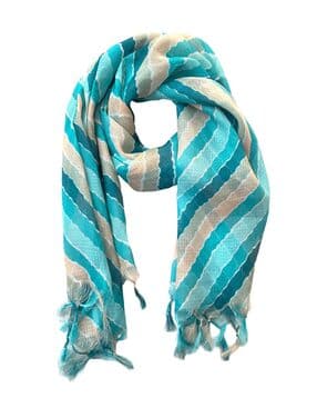 akshadeep Women Striped Dupatta with Tassels-picture-28
