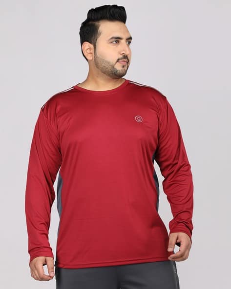 Buy Maroon Tshirts for Men by Chkokko Online