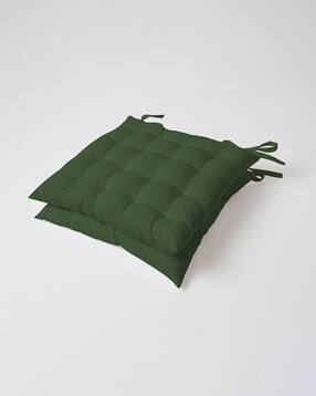 skanda fab Pack of 2 Quilted Square Cushion 16" x 16"-picture-24