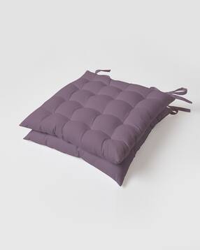 skanda fab Pack of 2 Quilted Square Cushion 16" x 16"-picture-21