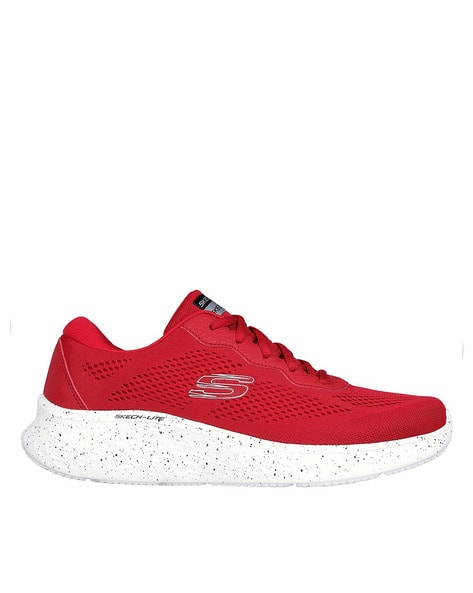 Skechers Men Low-Top Lace-Up Walking Shoes