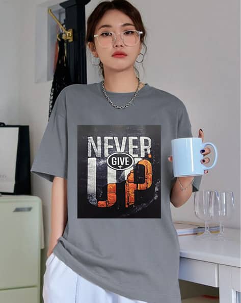 WANQUILA Women Graphic Regular Fit T-Shirt