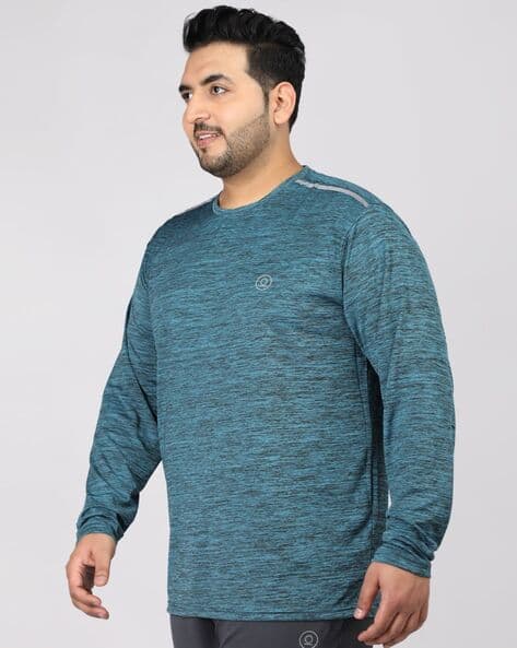 Men Crew Neck Dry Fit Sports T-Shirt