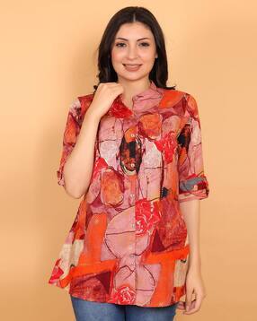 fims Women Printed A-Line Kurti-picture-0