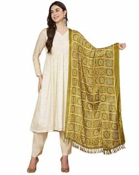 akshadeep Women Bandhani Print Dupatta-picture-26