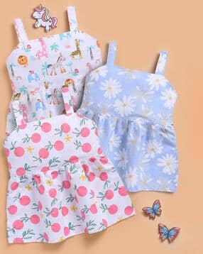 Girls Graphic Fit and Flare Dress-image-14