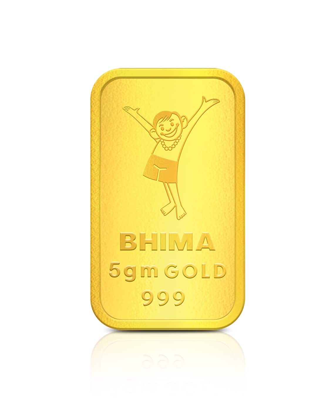 Bhima Jewels 5 Gm 24 Kt For Women (999, FreeSize) Gold Bar For Women (Yellow Gold, FreeSize)