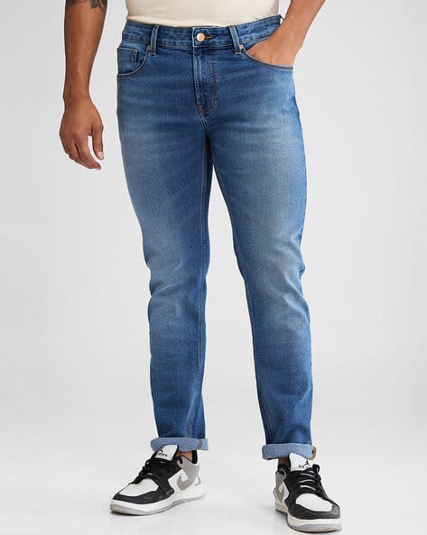 SPYKAR Men Mid-Wash Rover Tapered Fit Jeans