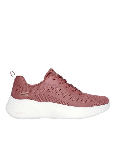 Skechers Women Bobs Infinity Low-Top Lace-Up Casual Shoes