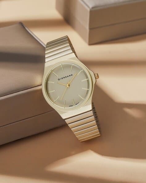 Giordano Analogue Watch with Deployant Clasp