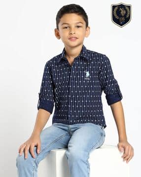 u.s. polo assn. Boys Stripes Regular Fit Shirt-picture-33