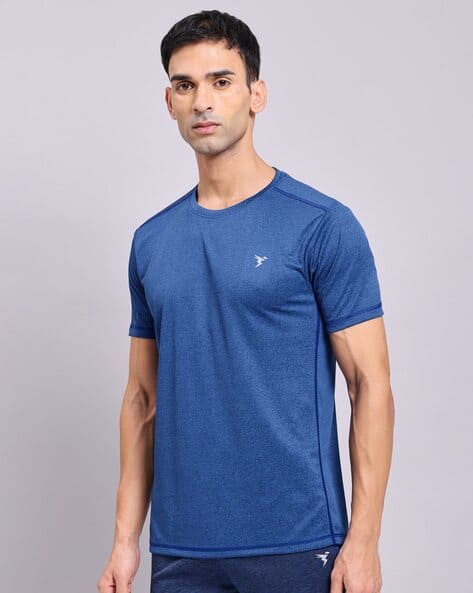 Men Slim Fit Crew-Neck T-Shirt