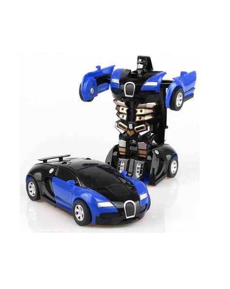 2-In-1 RC Car Key Deformation Robot Remote Control Toy