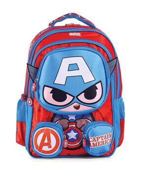 Captain America Print School Backpack