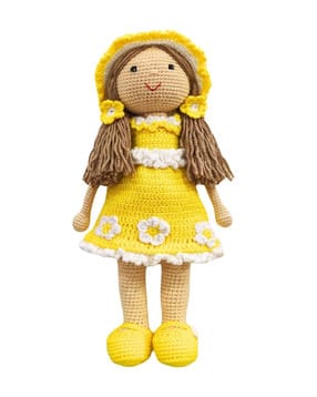happy threads Sunshine Handmade Crochet Stuffed Doll-picture-31