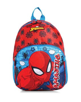 Spider Man Print 13" Backpack with Adjustable Straps