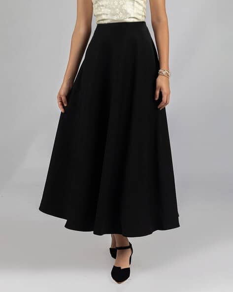 Buy Black Skirts for Women by TORSA Online