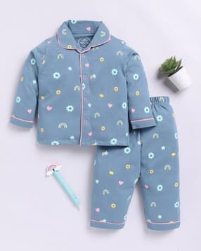 Boy Printed Shirt & Pants Set-image-35