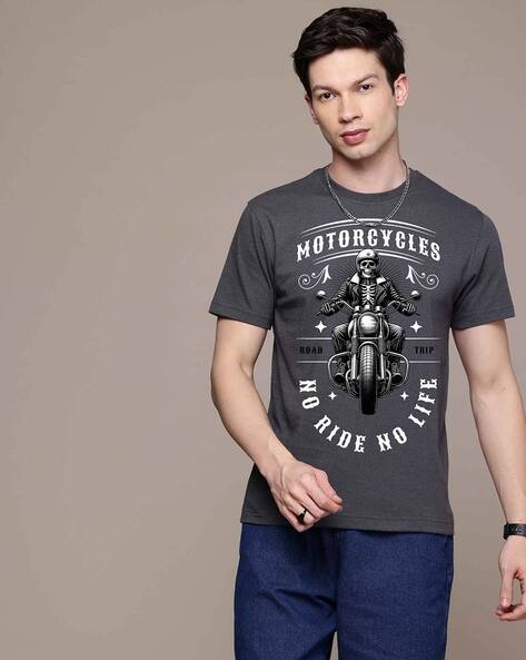 Buda Jeans Co Men Graphic Print Crew-Neck T-Shirt