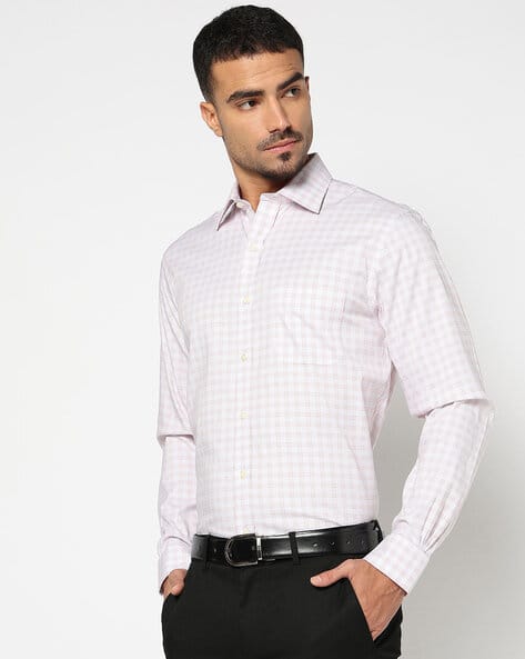 Buy BROOKS BROTHERS Regular Fit Non-Iron Dress Shirt Online | Ajio.com