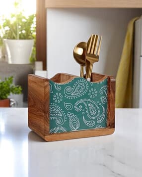 vareesha Mango Wood Cutlery Holder-picture-36