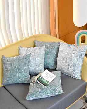  Set of 5 Microfiber Square Cushion Cover