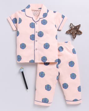 clt.s Girls Graphic Print Shirt & Pyjamas Set-picture-20