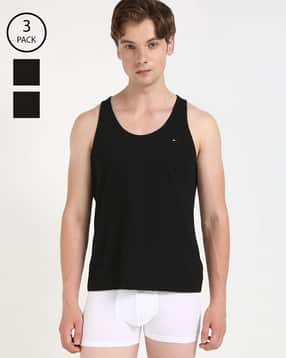 tommy hilfiger Pack of 3 Cotton Sleeveless Vest-picture-12