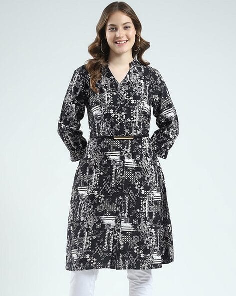 Women Floral Printed Tunic