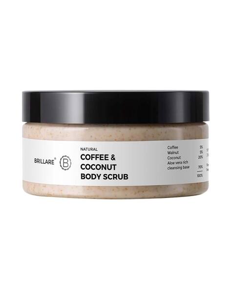 Brillare Coffee And Coconut Body Scrub Energized & Moisturised Skin