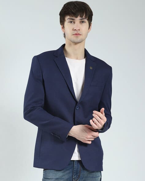 Buy Navy Blue Blazers Waistcoats for Men by MONTE CARLO Online