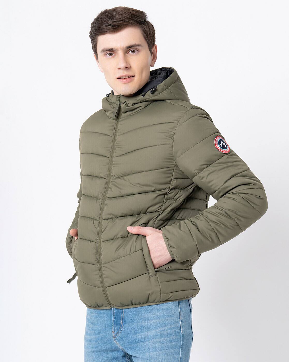 Buy Olive Jackets & Coats for Men by RED TAPE Online | Ajio.com