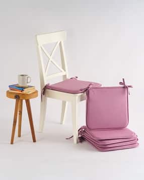 skanda fab Set of 6 Square Chair Pads-picture-18